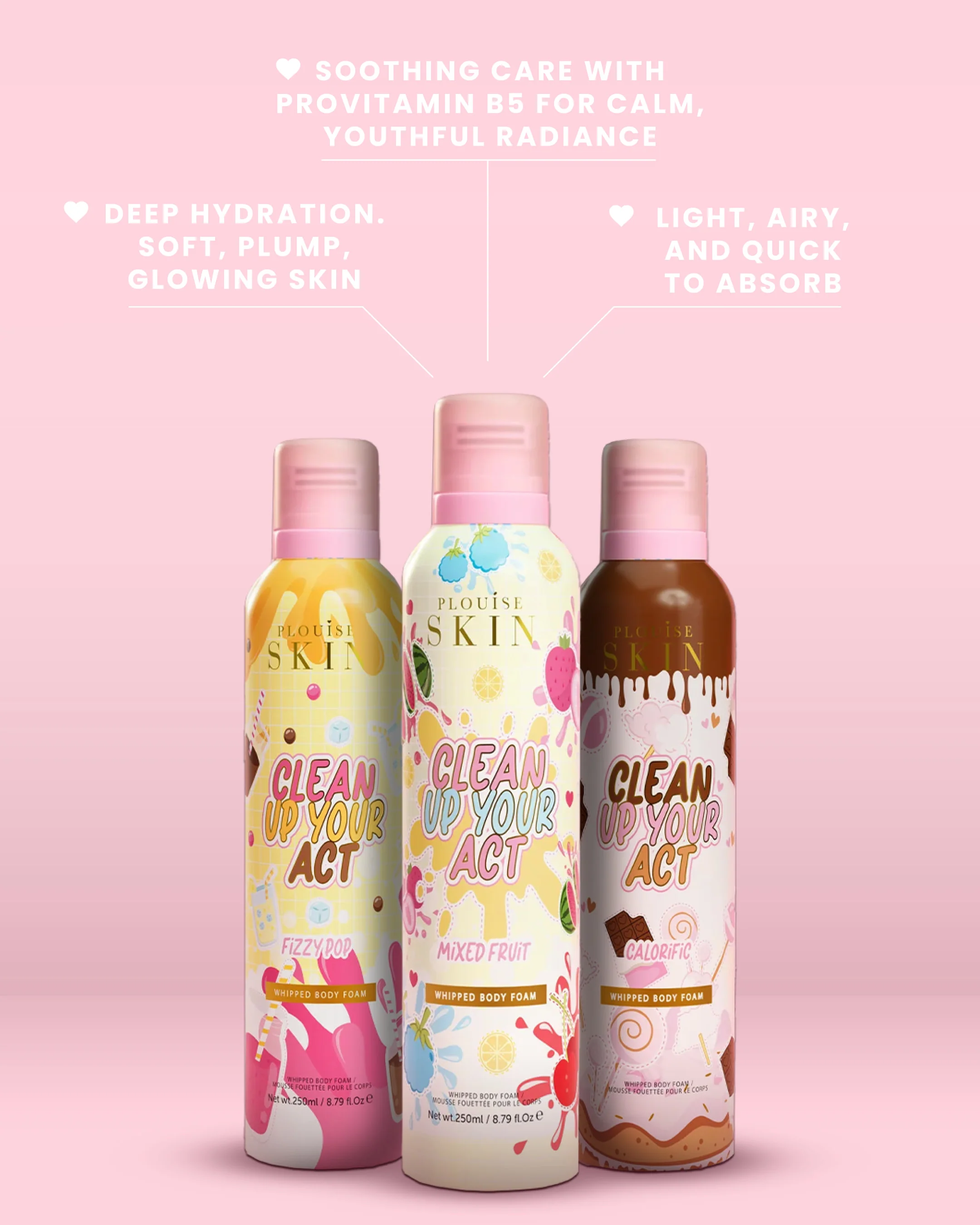 Clean Up Your Act Whipped Body Foam Trio - Image 2