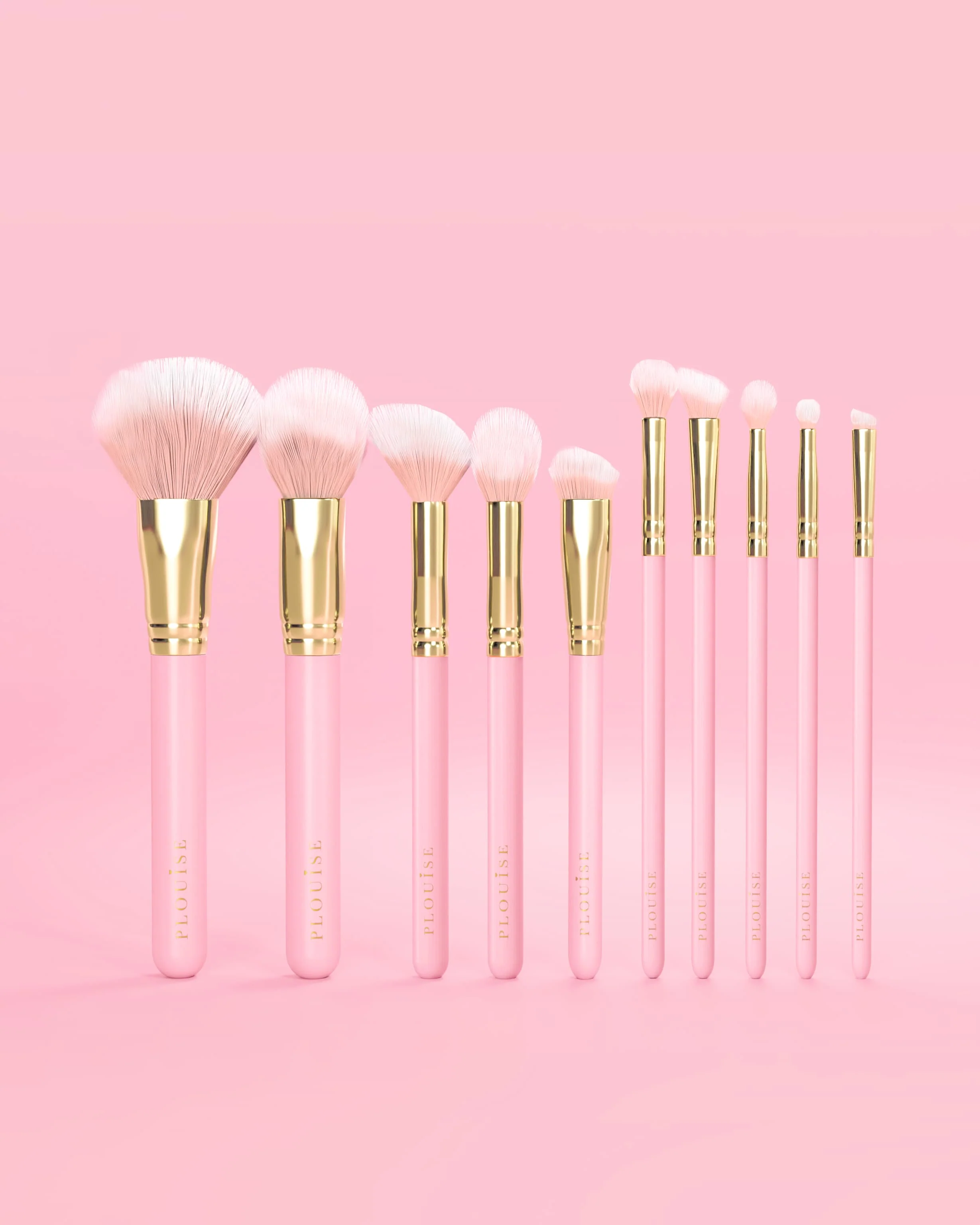 10 Piece Full Face Brush Set