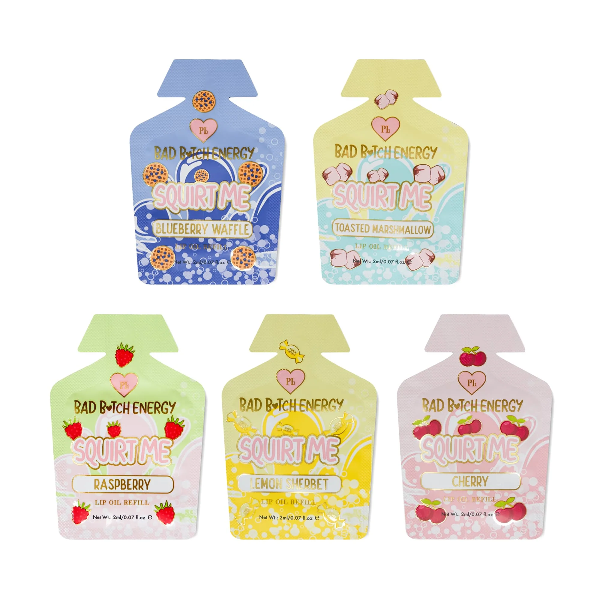 Squirt Me Lip Oil Refill Sachet Packs 2ml - Image 4