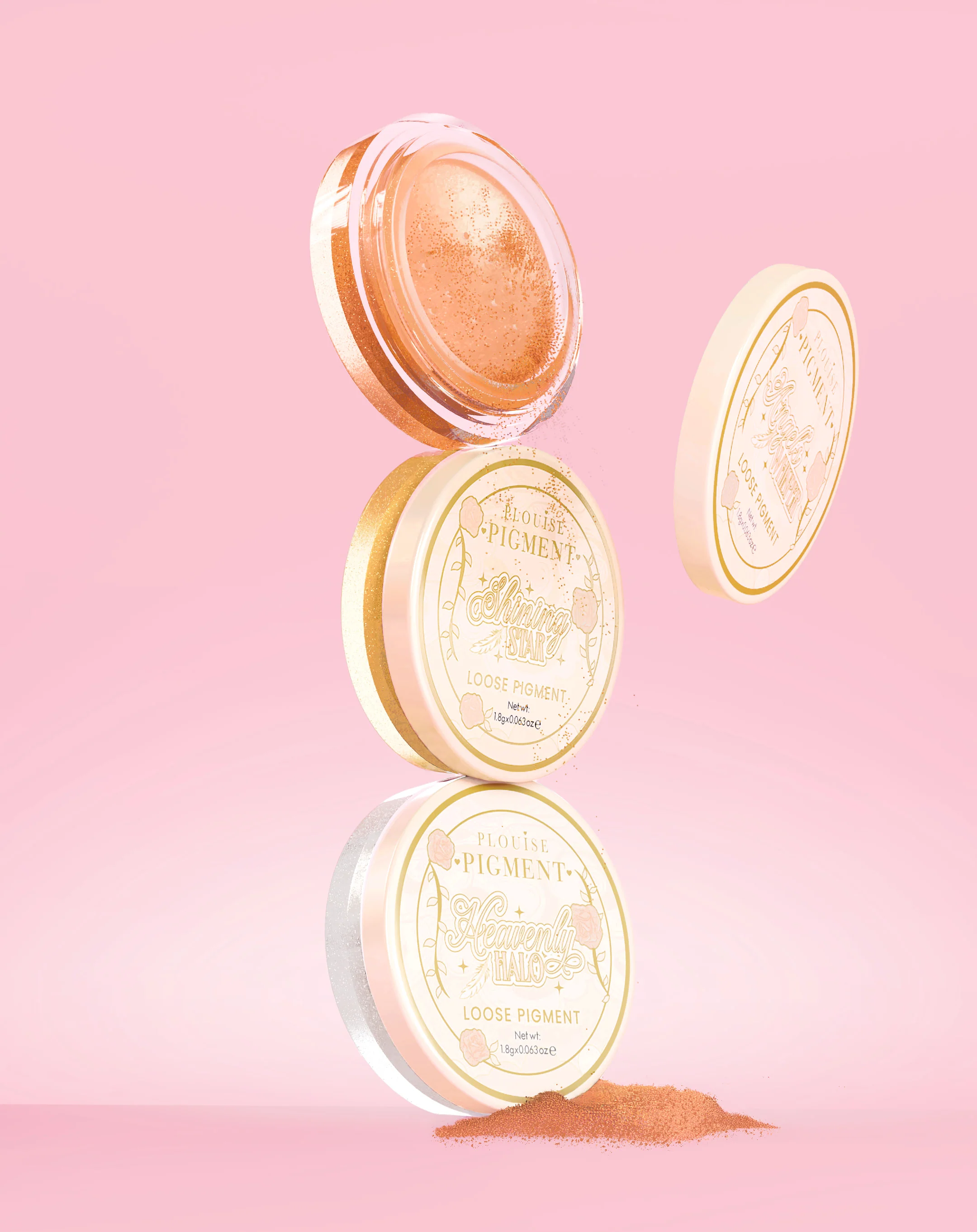 Stardust Secrets Loose Glitter Eyeshadow Pigment Set - Image 4
