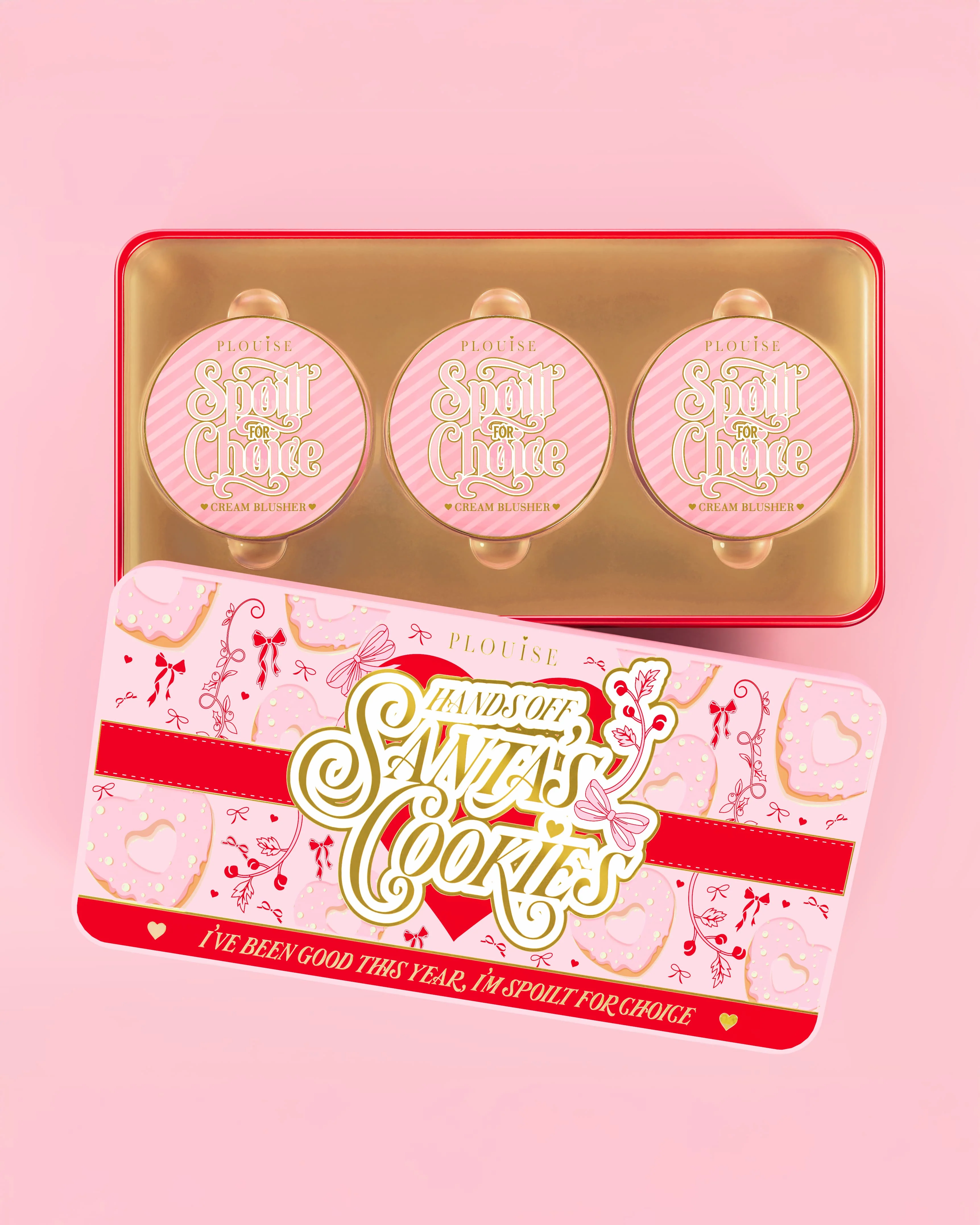 Santas Cookies Spoilt For Choice Blush Tin - Image 4