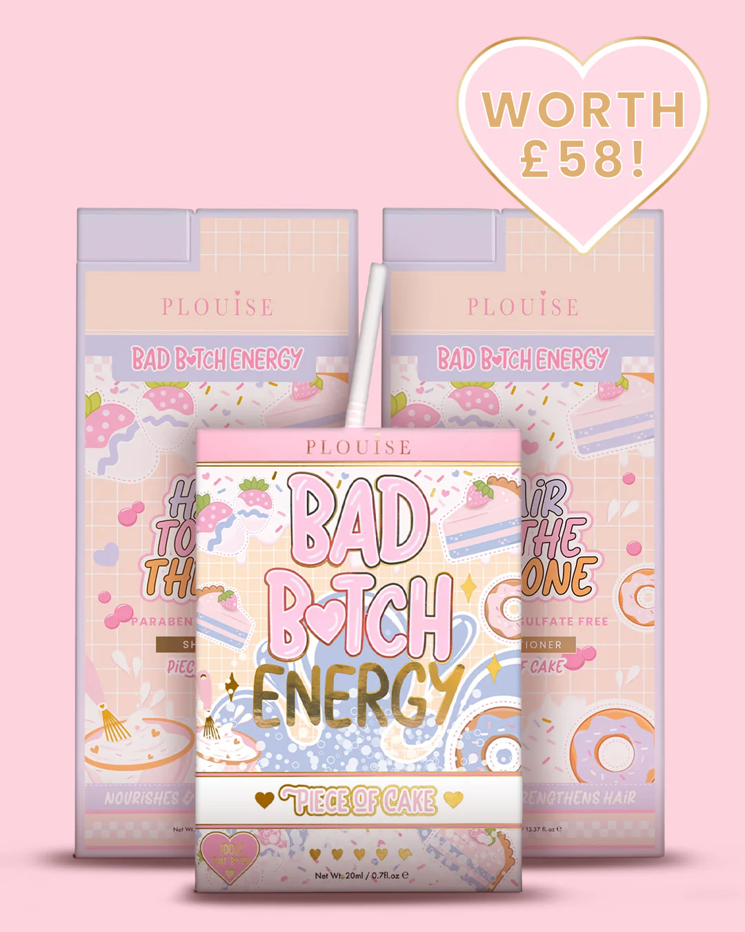 Soft Girl Bad Bitch Energy & Hair Care Bundle - Image 3